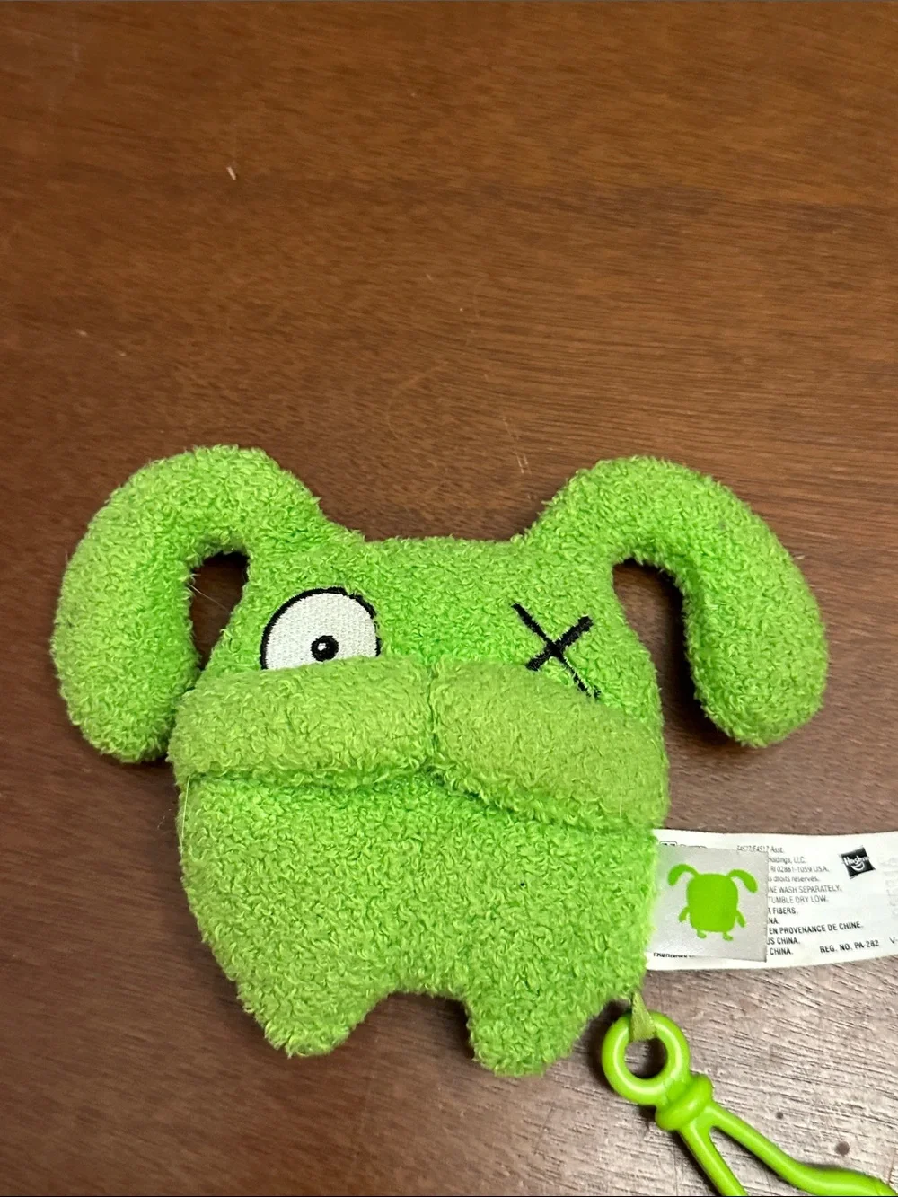 2019 Ugly Dolls Plush 5” Lime Green Ox and Purple Ugly Fog Monster Clip-On